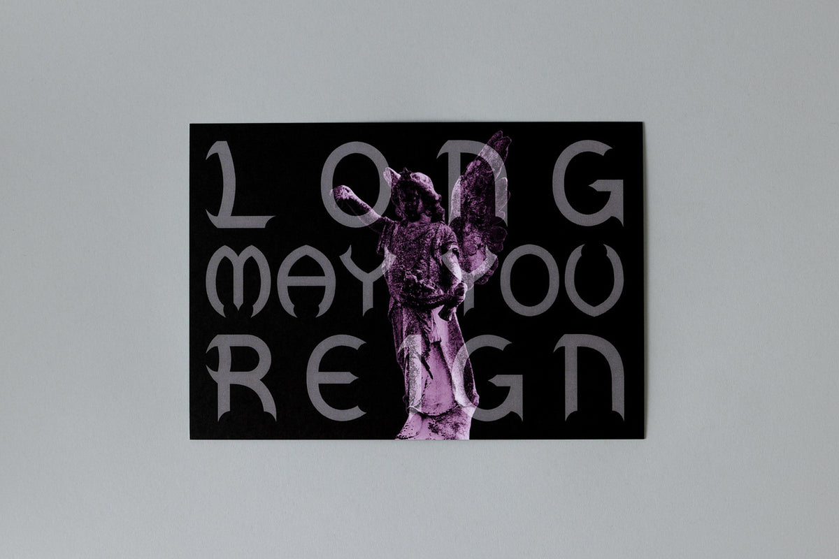 Long May You Reign – Burials Keepsake Card