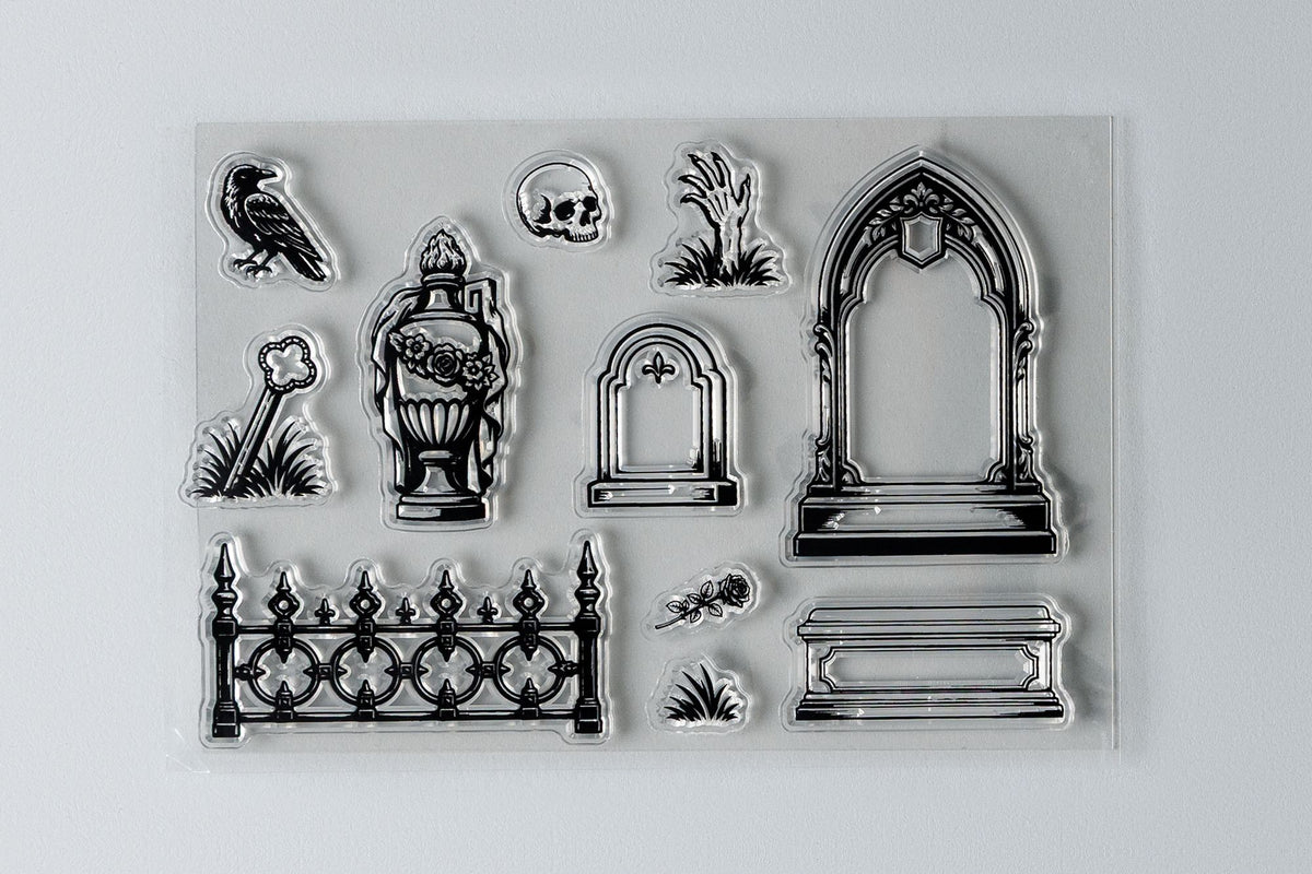 Set the Scene – Burials Clear Stamp Set